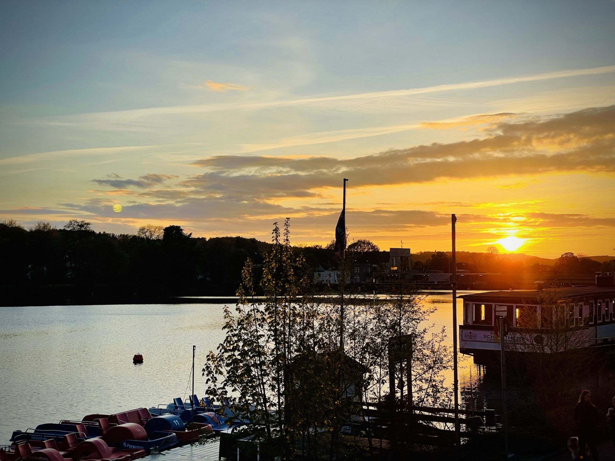 Sonnenuntergang über der Ruhr
